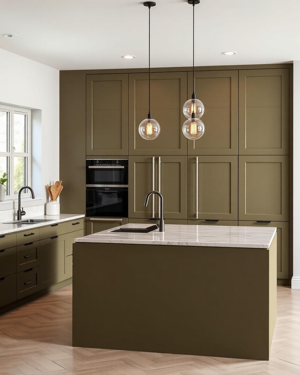 Compact Island Kitchen