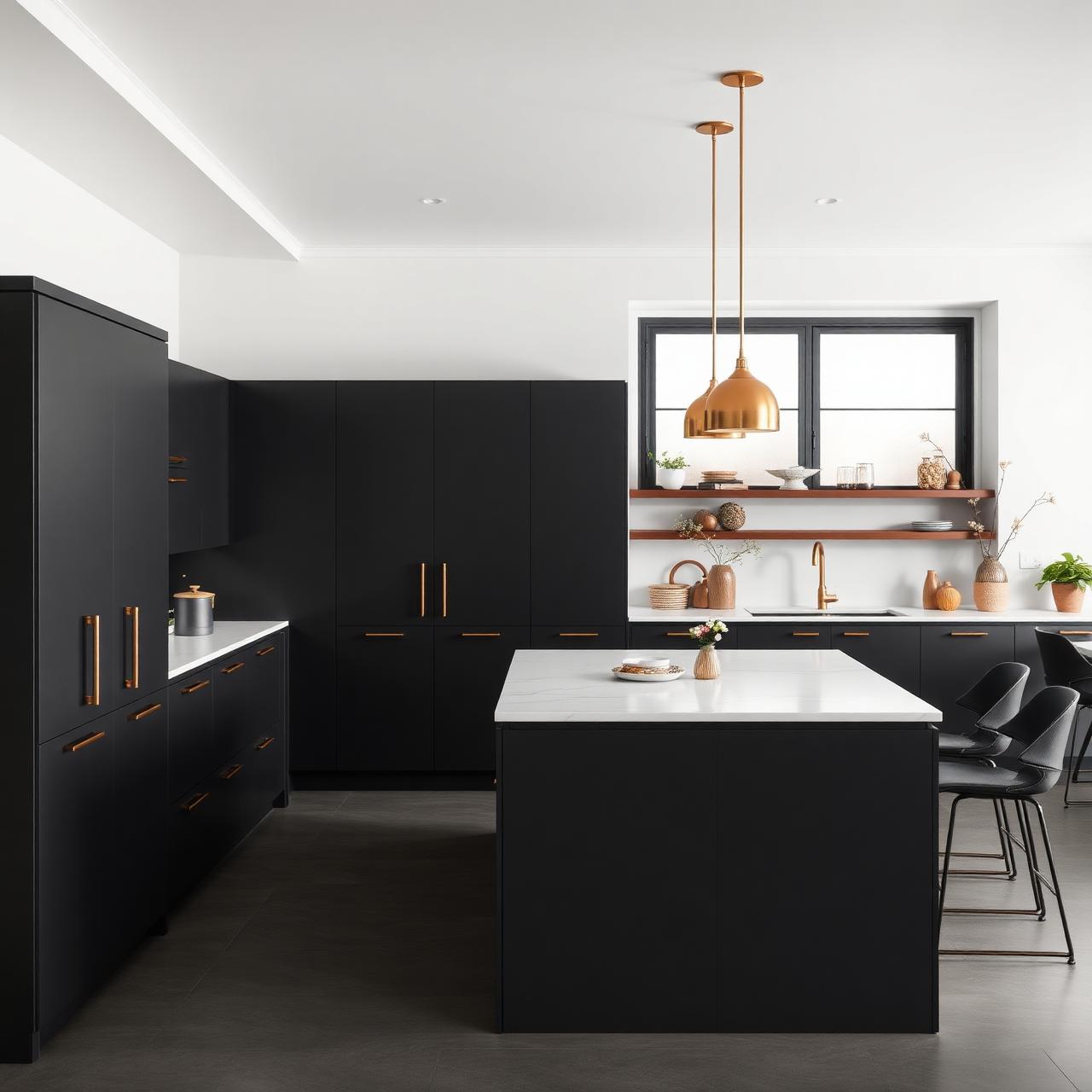 Matte Charcoal Kitchen