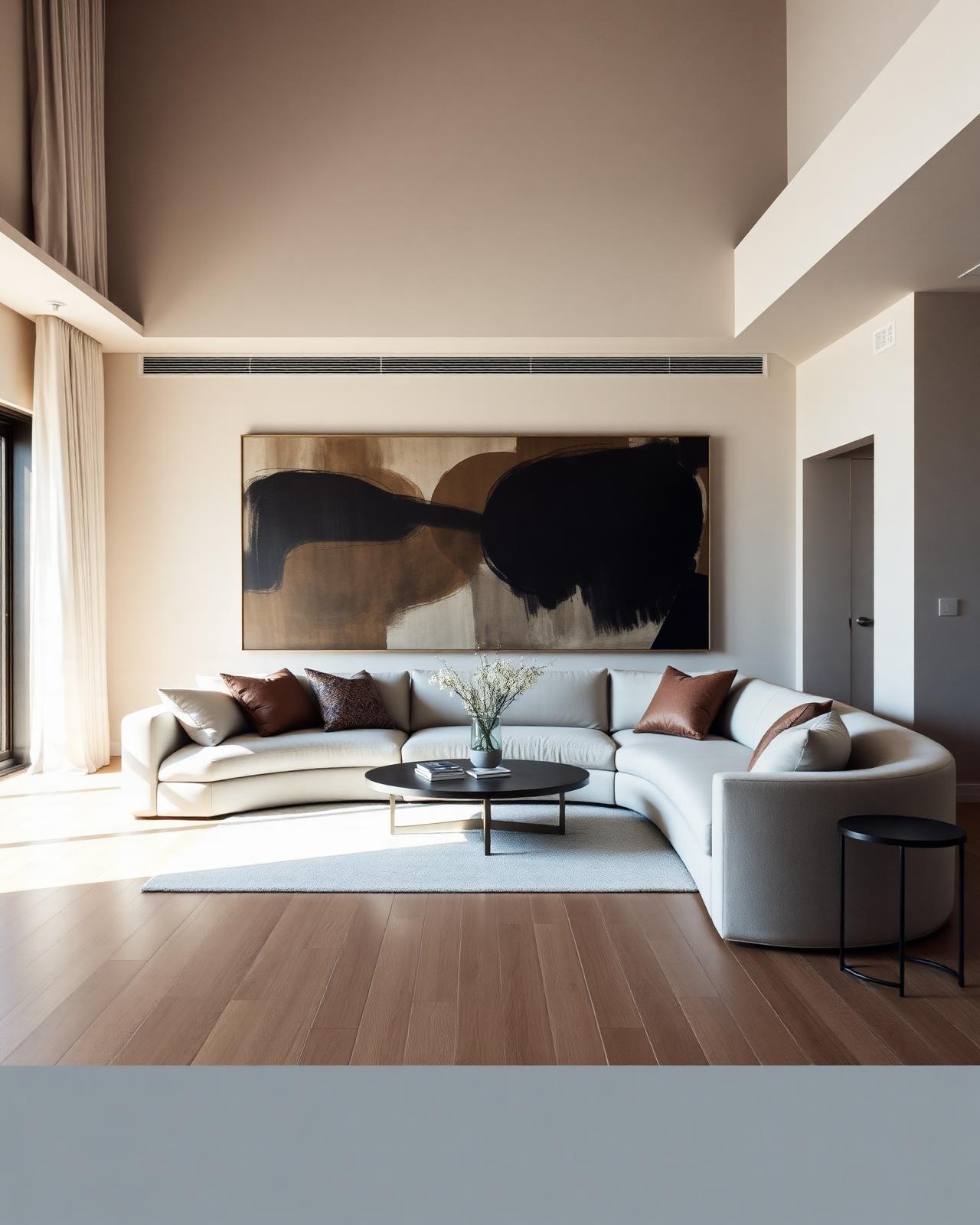 Curved Sculpted Lounge